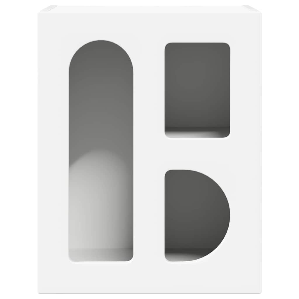 vidaXL Κομοδίνο 2 pcs Λευκό 40 x 35 x 50 εκ. Επεξεργασμένο ξύλο