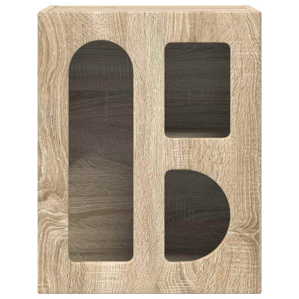 vidaXL Κομοδίνο 2 pcs Δρύς Sonoma 40 x 35 x 50 εκ. Επεξεργασμένο ξύλο