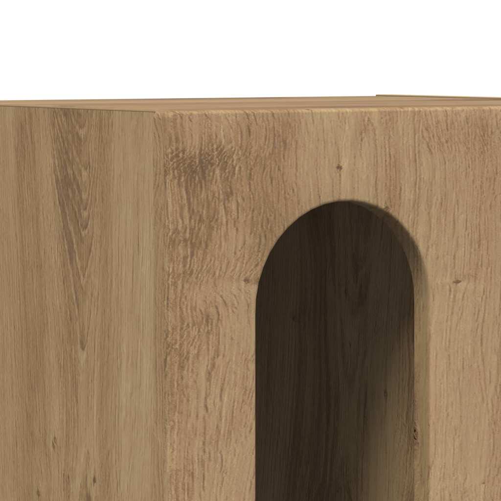 vidaXL Κομοδίνο 2 pcs Artisan Oak 40 x 35 x 50 εκ. Επεξεργασμένο ξύλο