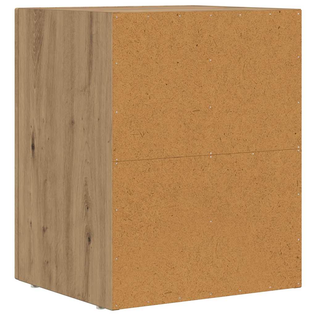 vidaXL Κομοδίνο 2 pcs Artisan Oak 40 x 35 x 50 εκ. Επεξεργασμένο ξύλο