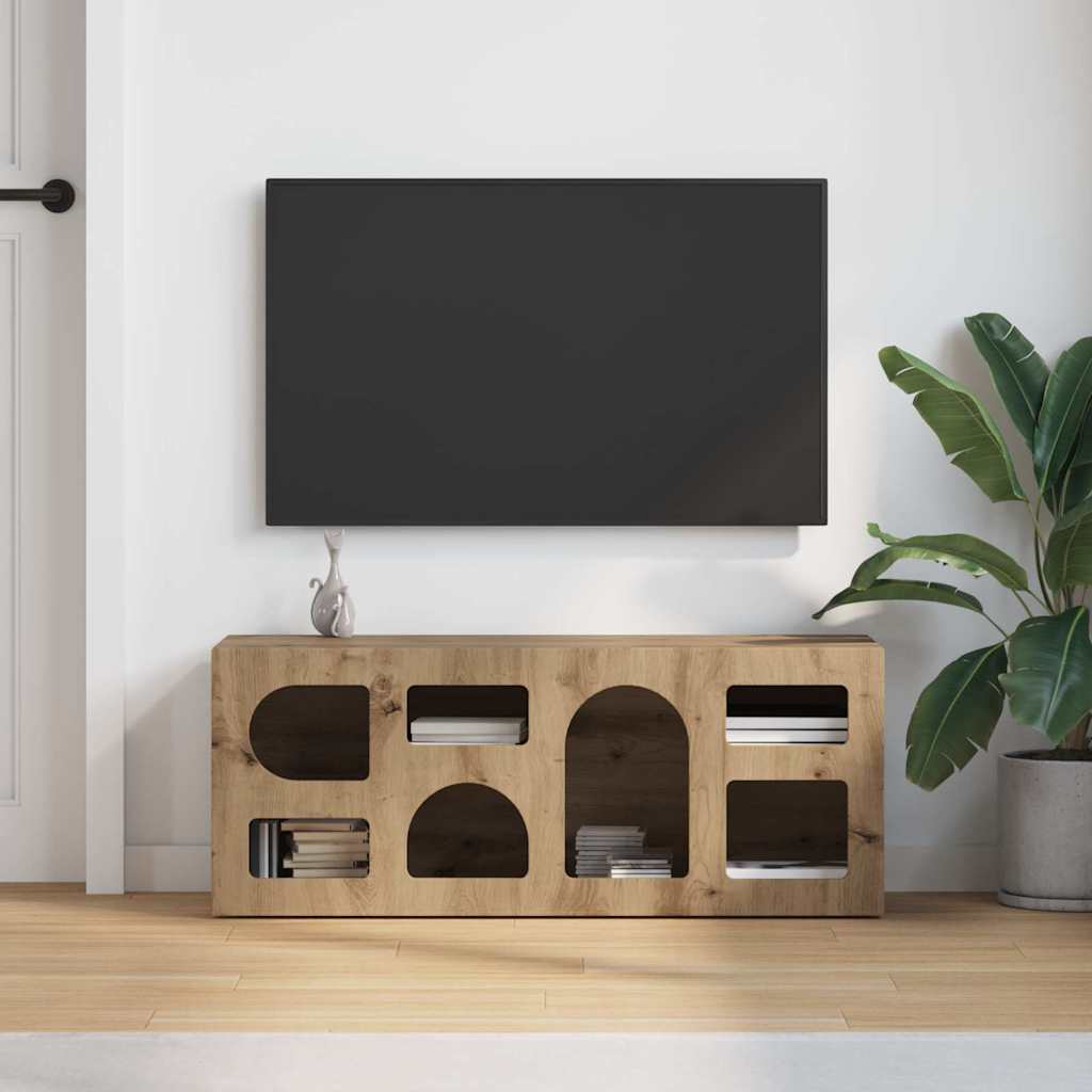vidaXL Ντουλάπι TV Artisan Oak 100 x 35 x 40 εκ Επεξεργασμένο ξύλο