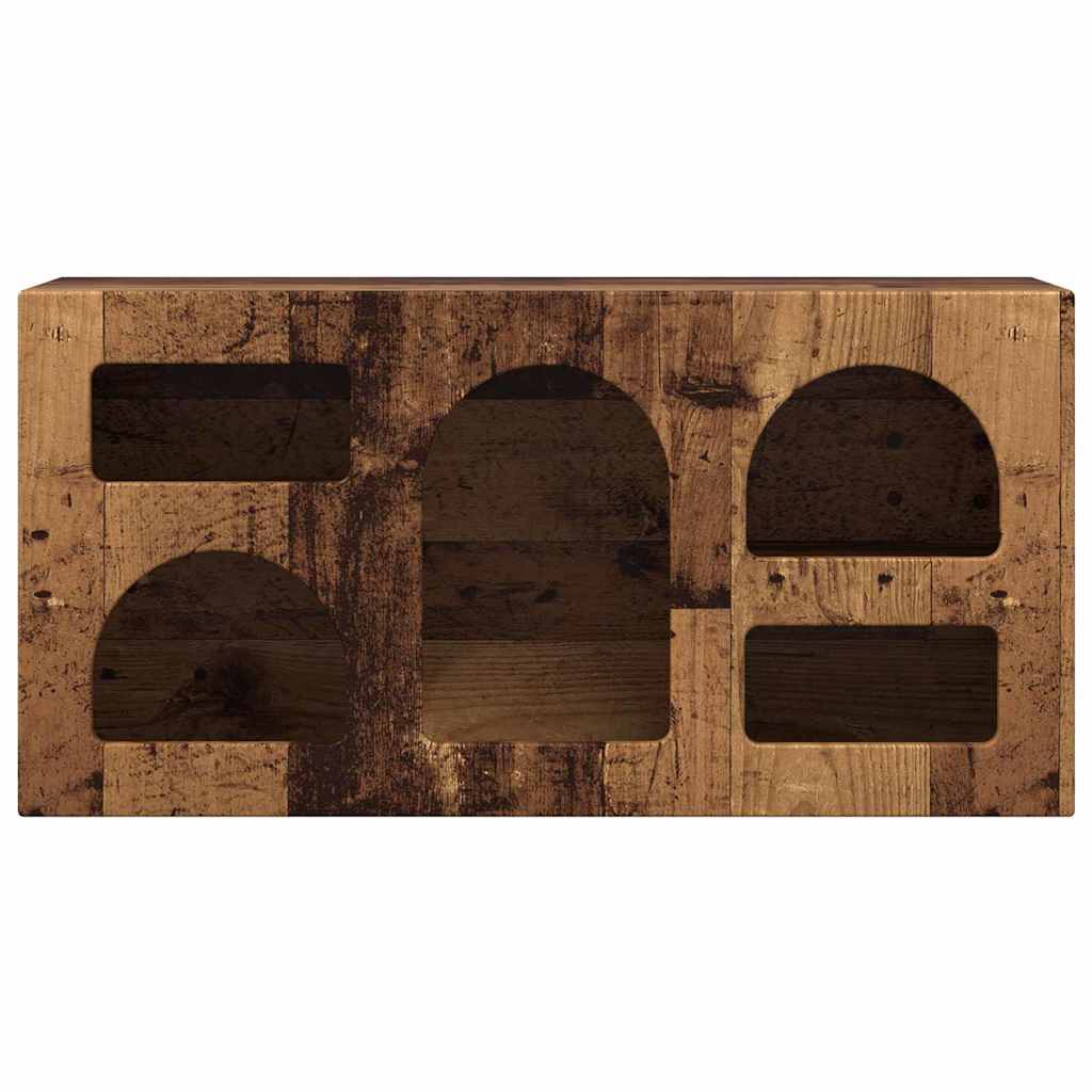 vidaXL Ντουλάπι TV Παλιό ξύλο 80 x 35 x 40 εκ Επεξεργασμένο ξύλο