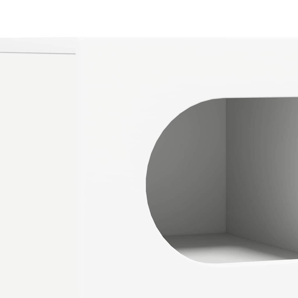 vidaXL Ντουλάπι TV Λευκό 60 x 35 x 40 εκ. Επεξεργασμένο ξύλο