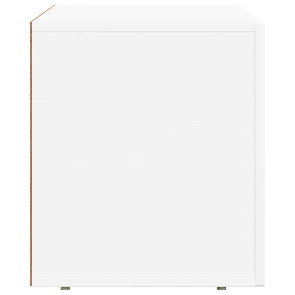 vidaXL Ντουλάπι TV Λευκό 60 x 35 x 40 εκ. Επεξεργασμένο ξύλο