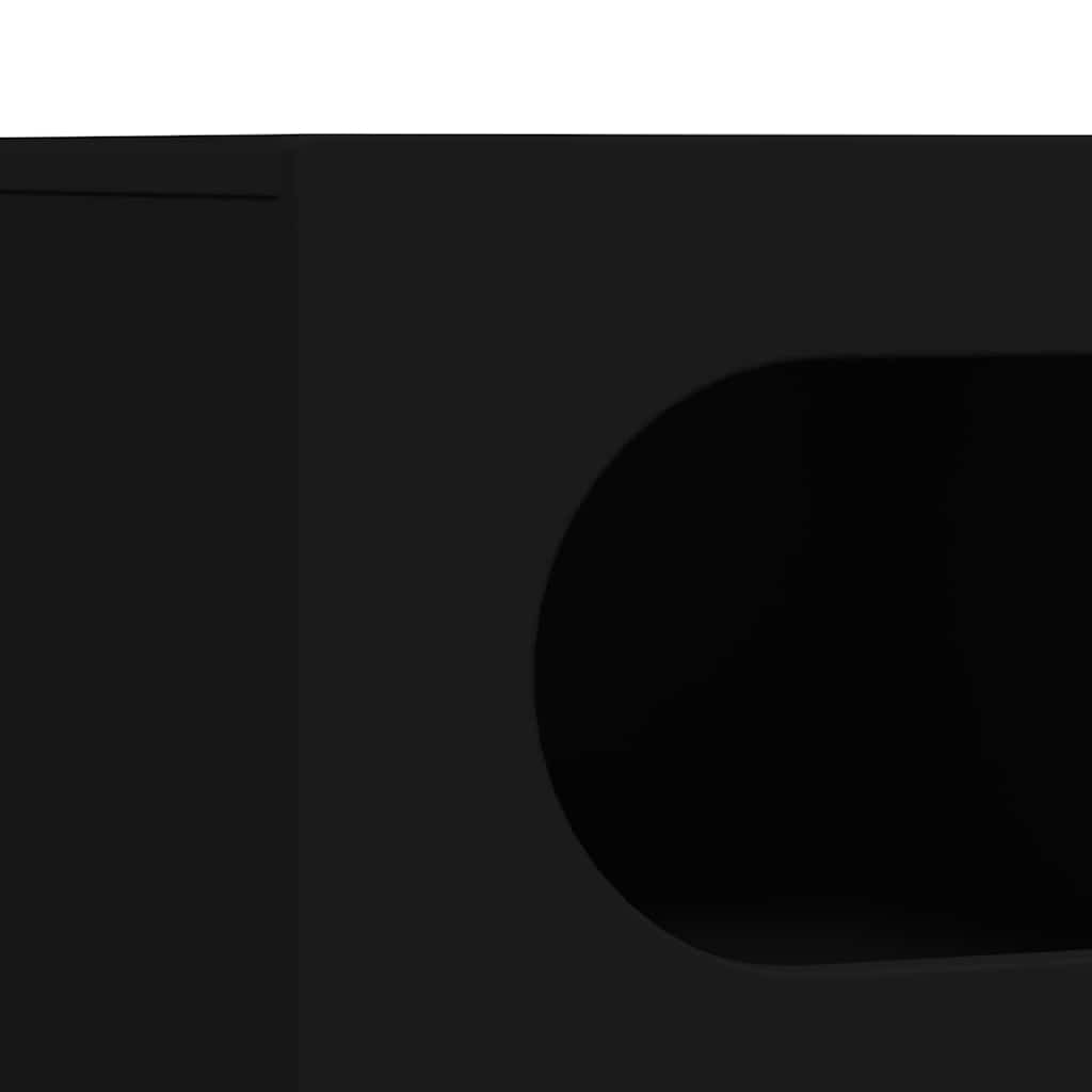 vidaXL Ντουλάπι TV Μαύρο 60 x 35 x 40 εκ. Επεξεργασμένο ξύλο