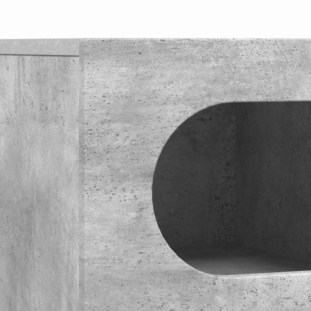 vidaXL Ντουλάπι TV Σκυρόδεμα Γκρι 60 x 35 x 40 εκ. Επεξεργασμένο ξύλο