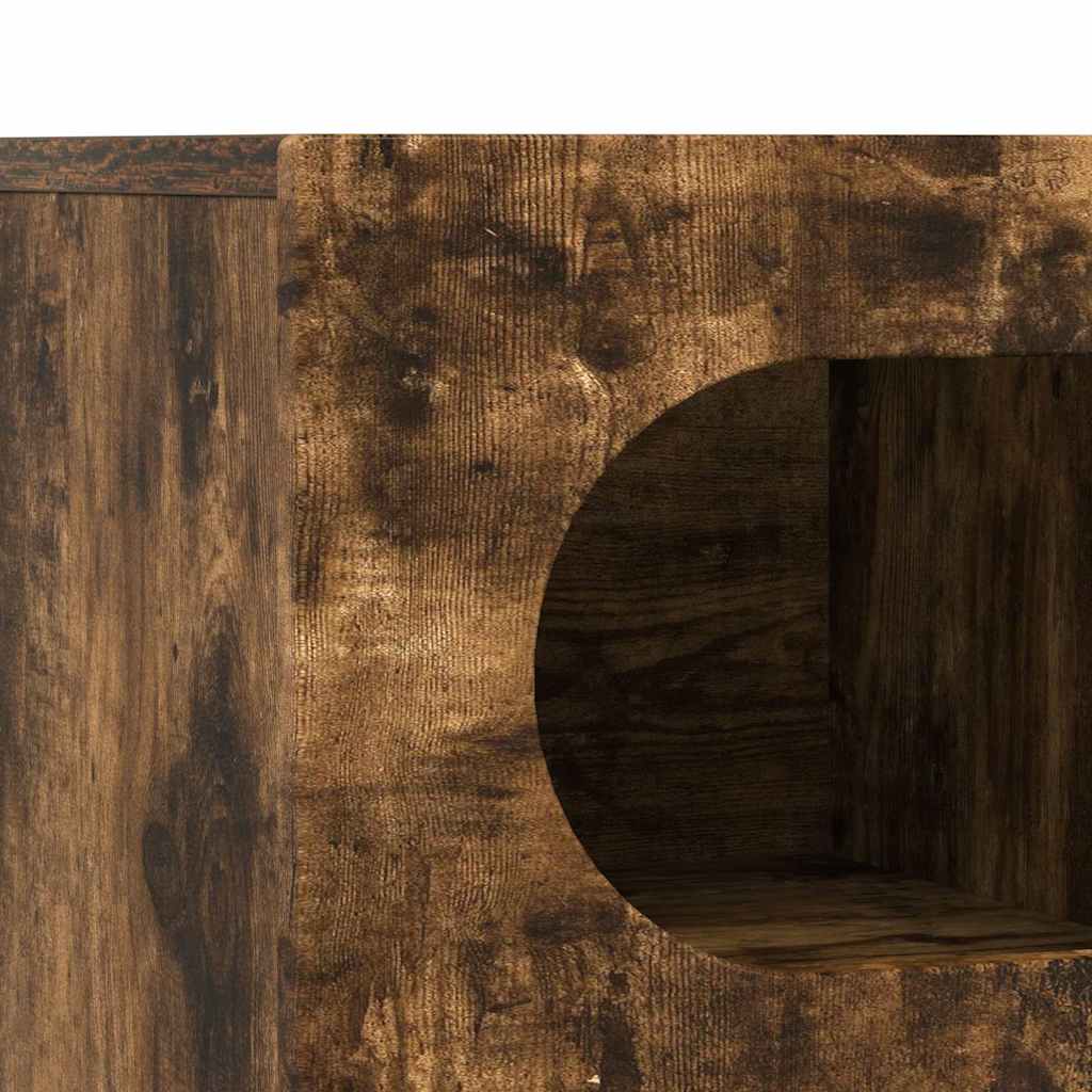 vidaXL Ντουλάπι TV Καπνιστό Δρύς 60 x 35 x 40 εκ. Επεξεργασμένο ξύλο