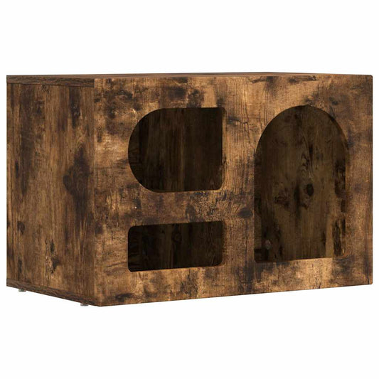 vidaXL Ντουλάπι TV Καπνιστό Δρύς 60 x 35 x 40 εκ. Επεξεργασμένο ξύλο