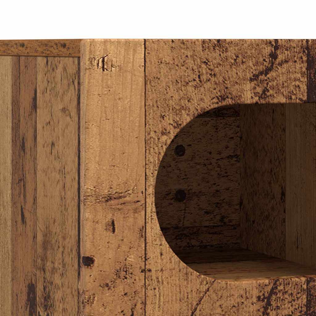 vidaXL Ντουλάπι TV Παλιό ξύλο 60 x 35 x 40 εκ. Επεξεργασμένο ξύλο