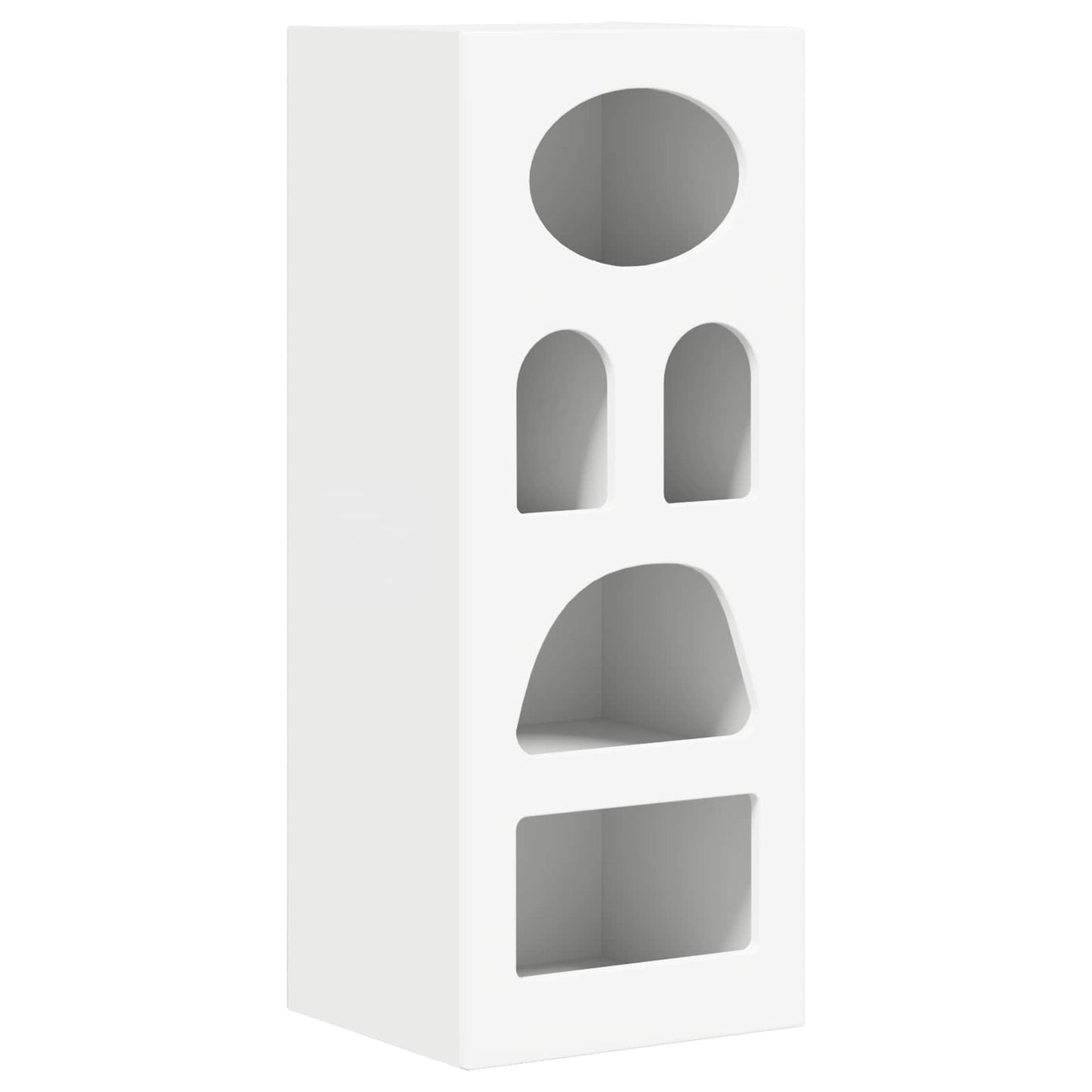 vidaXL Πλαϊνό γραφείο Λευκό 40 x 35 x 100,5 εκ Επεξεργασμένο ξύλο