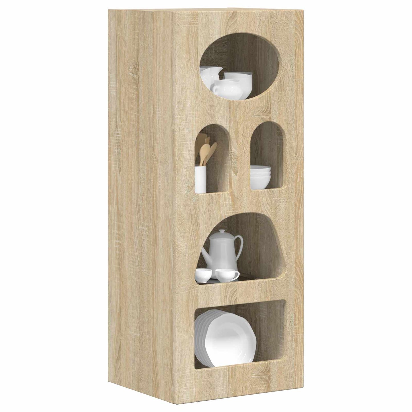 vidaXL Πλαϊνό γραφείο Δρύς Sonoma 40 x 35 x 100,5 εκ