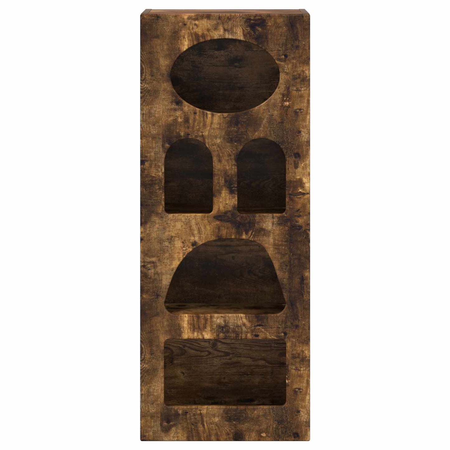 vidaXL Πλαϊνό γραφείο Καπνιστό Δρύς 40 x 35 x 100,5 εκ