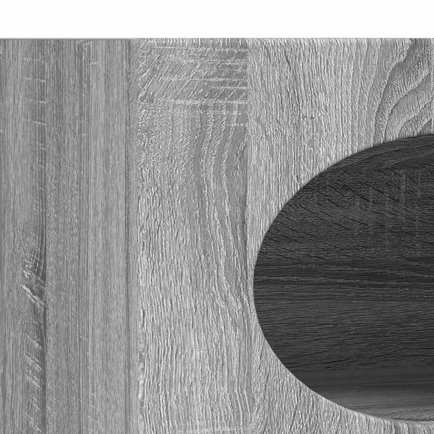 vidaXL Πλαϊνό γραφείο Γκρίζο Σονομα 40 x 35 x 100,5 εκ