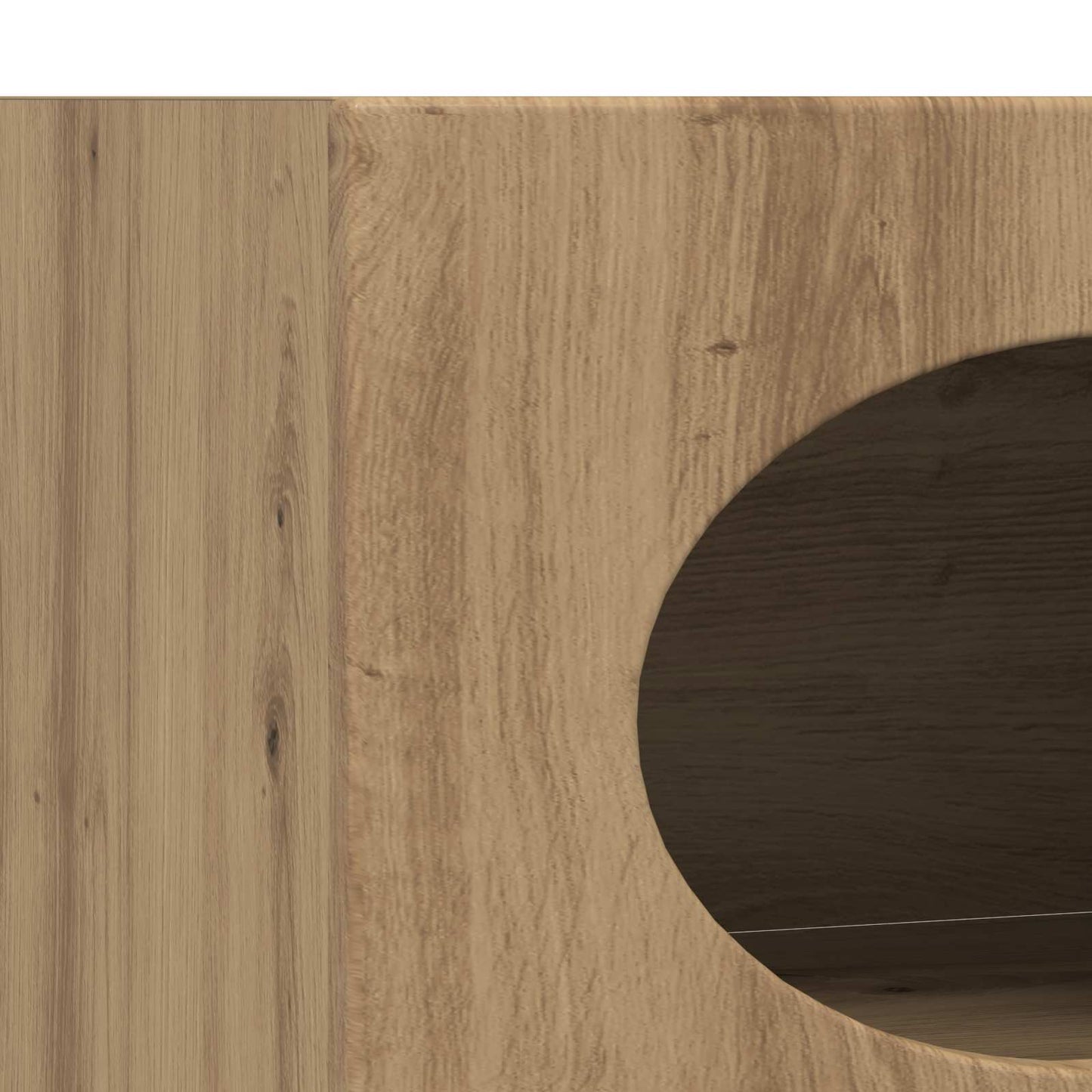 vidaXL Πλαϊνό γραφείο Artisan Oak 40 x 35 x 100,5 εκ