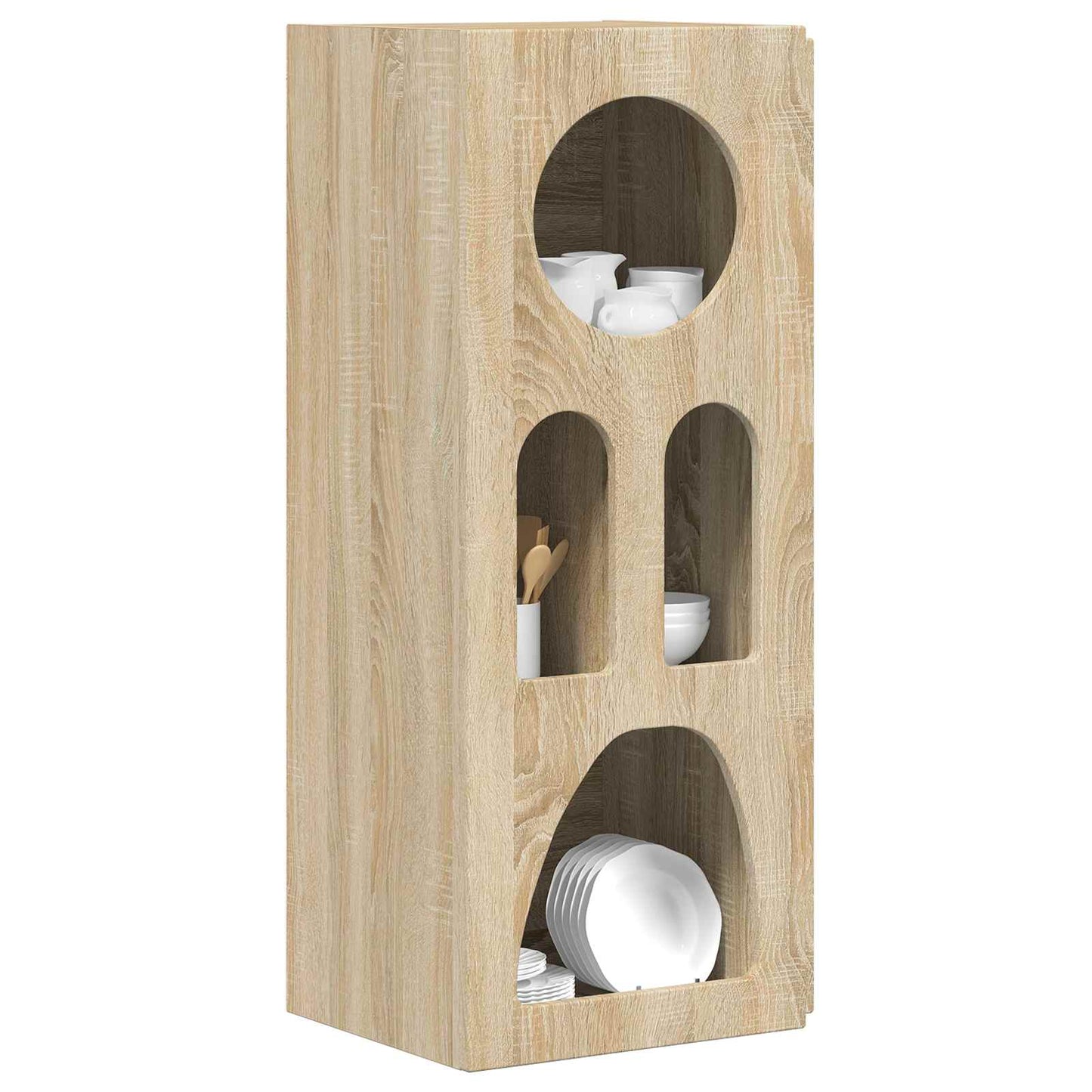 vidaXL Πλαϊνό γραφείο Δρύς Sonoma 40 x 35 x 100.5 εκ