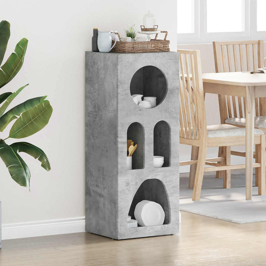 vidaXL Πλαϊνό γραφείο Σκυρόδεμα Γκρι 40 x 35 x 100.5 εκ