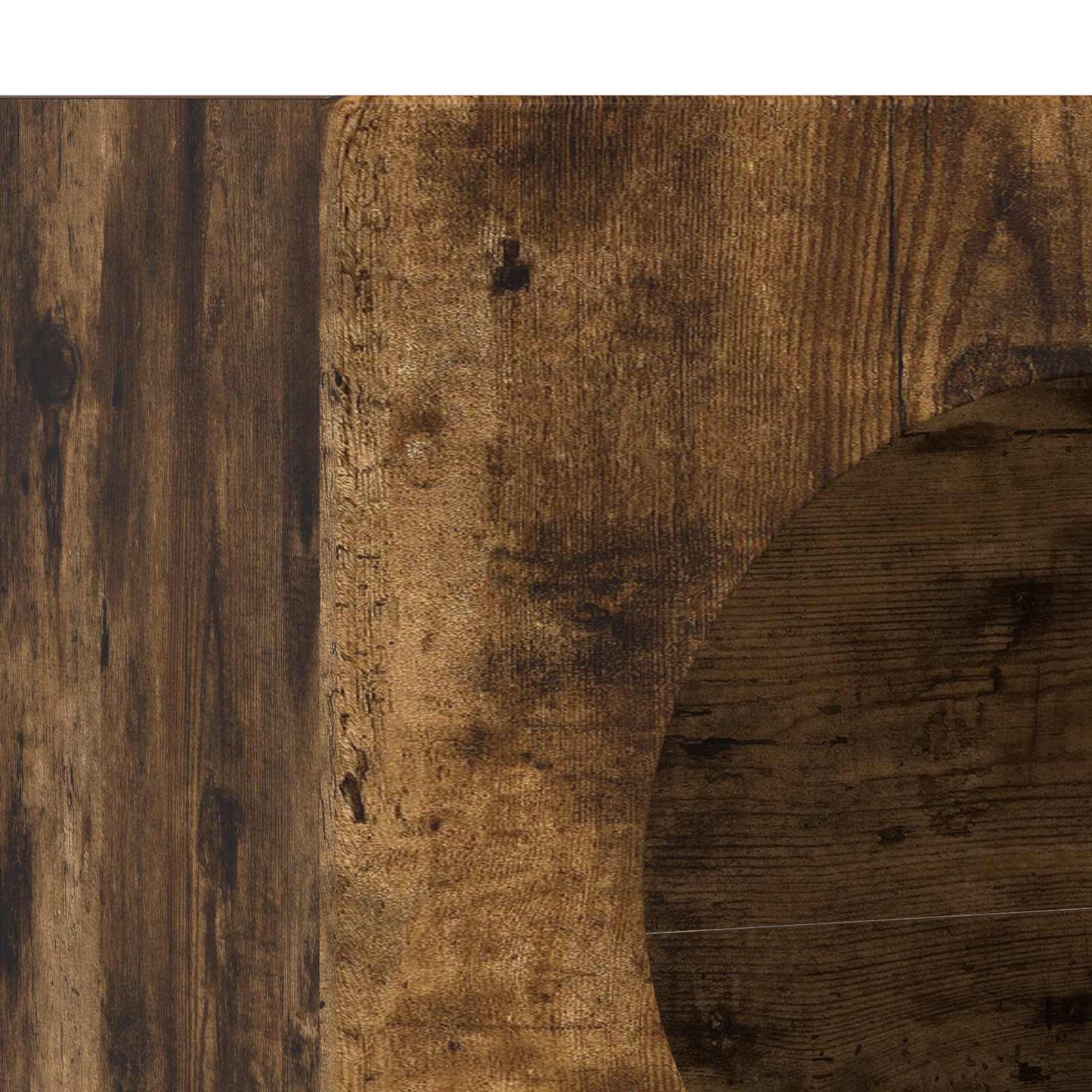 vidaXL Πλαϊνό γραφείο Καπνιστό Δρύς 40 x 35 x 100.5 εκ