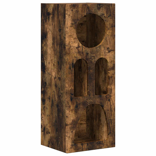 vidaXL Πλαϊνό γραφείο Καπνιστό Δρύς 40 x 35 x 100.5 εκ