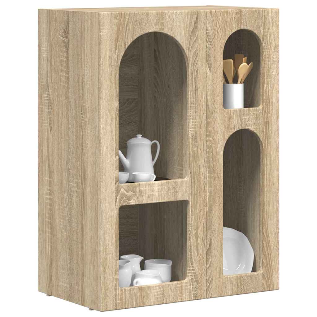 vidaXL Πλαϊνό γραφείο Δρύς Sonoma 59 x 35 x 80.5 εκ.