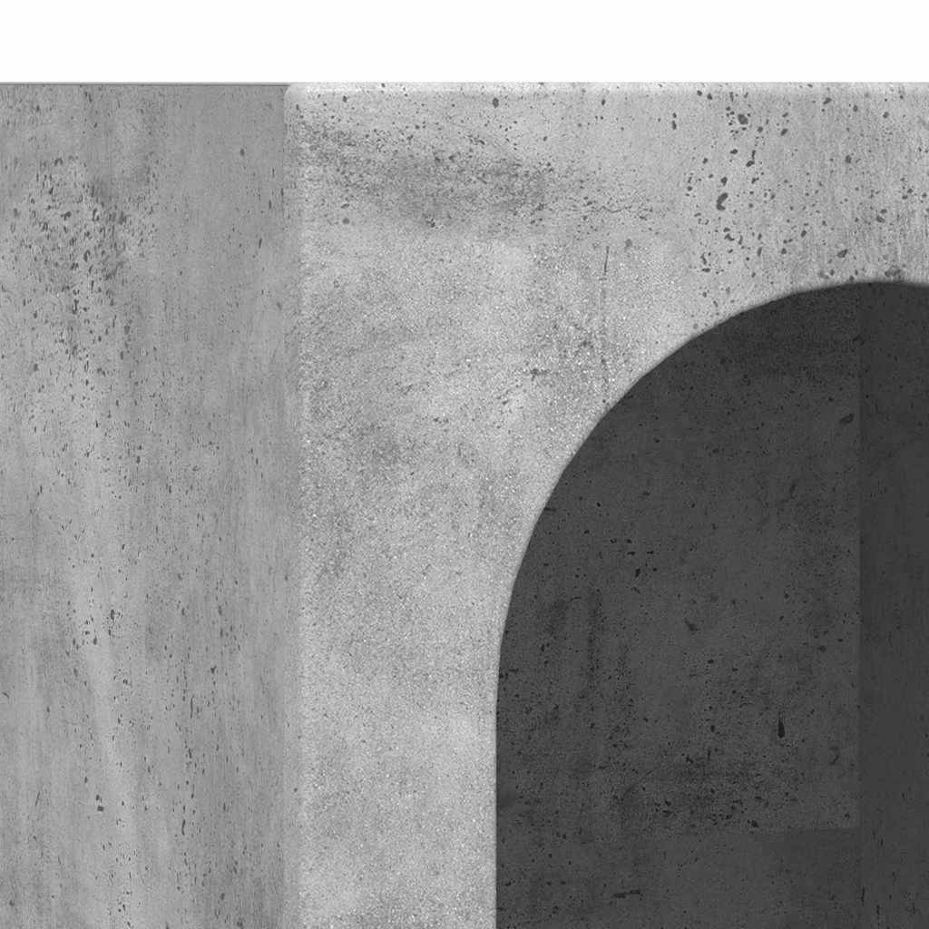 vidaXL Πλαϊνό γραφείο Σκυρόδεμα Γκρι 59 x 35 x 80.5 εκ.