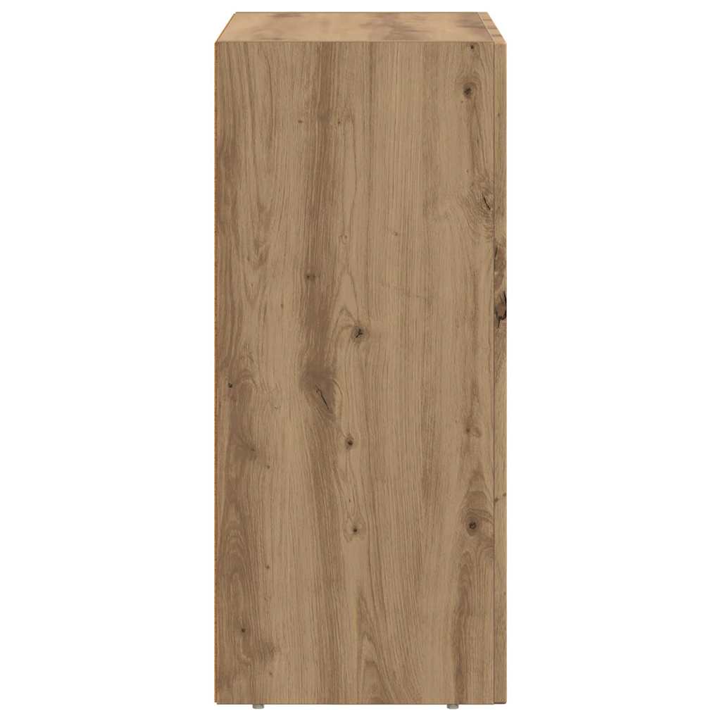 vidaXL Πλαϊνό γραφείο Artisan Oak 59 x 35 x 80.5 εκ.