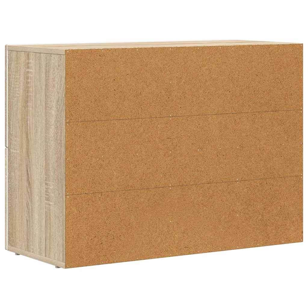 vidaXL Πλαϊνό γραφείο Δρύς Sonoma 80.5 x 35 x 59 εκ.