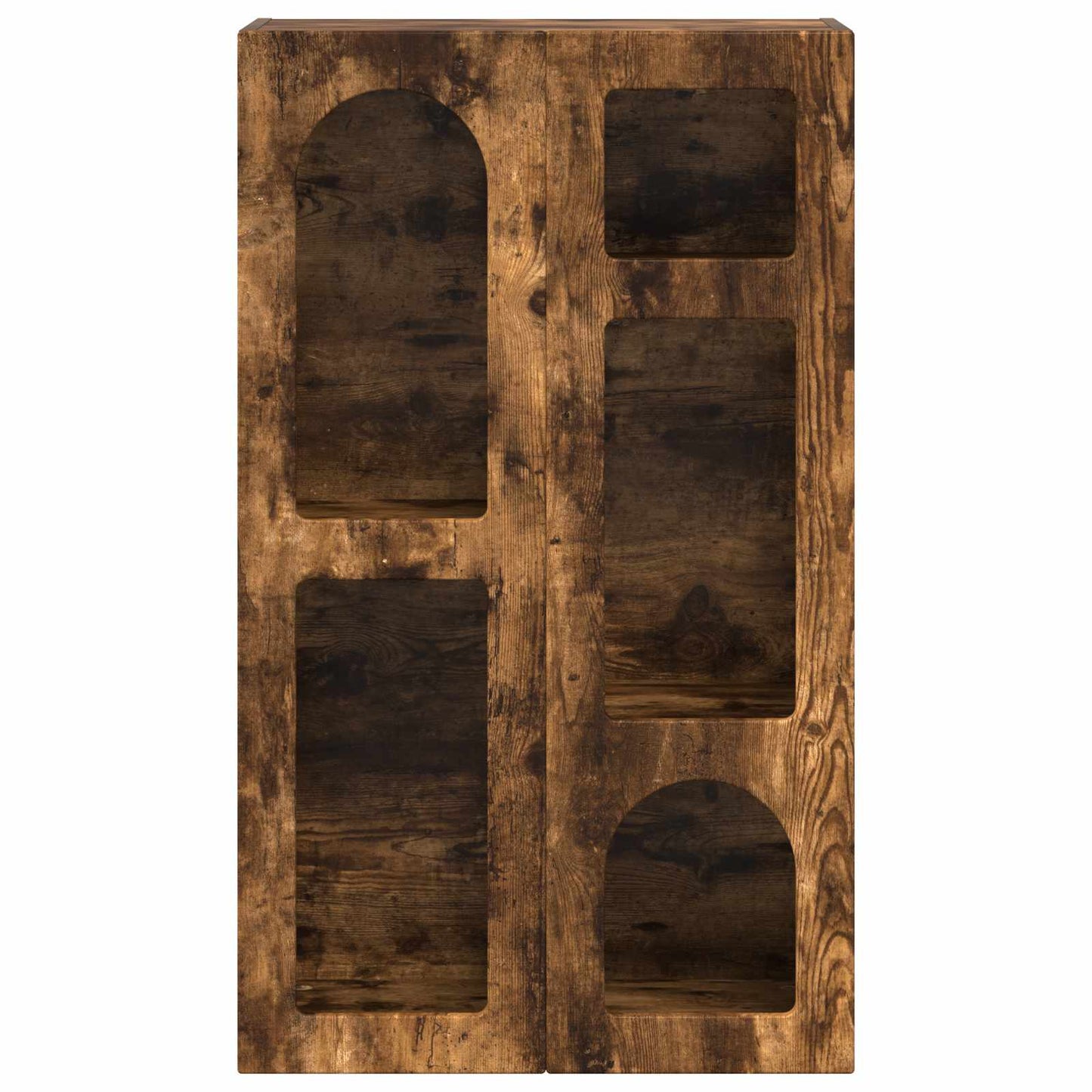 vidaXL Πλαϊνό γραφείο Καπνιστό Δρύς 59 x 35 x 100,5 εκ