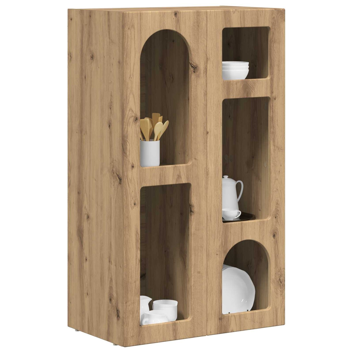 vidaXL Πλαϊνό γραφείο Artisan Oak 59 x 35 x 100,5 εκ