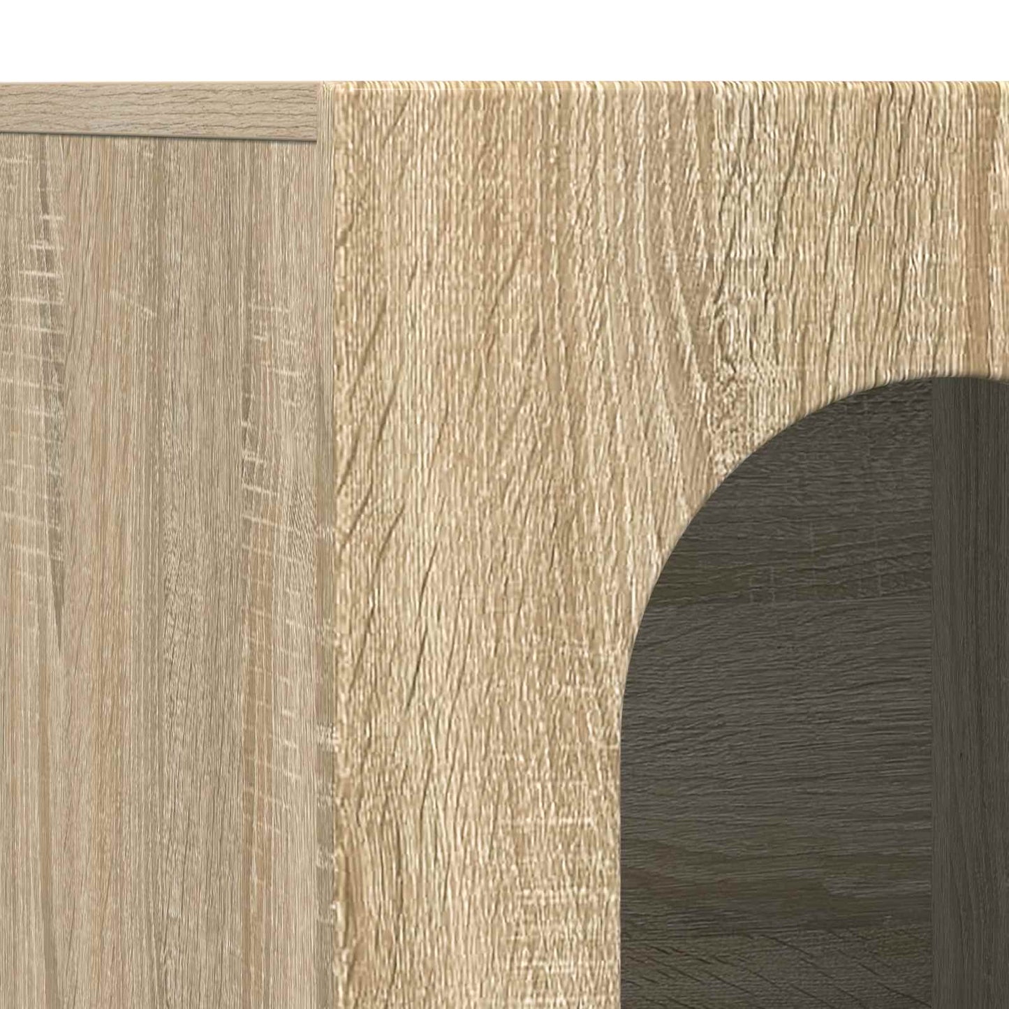 vidaXL Πλαϊνό γραφείο Δρύς Sonoma 100 x 35 x 59 εκ Επεξεργασμένο ξύλο