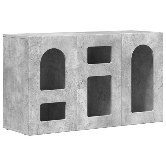 vidaXL Πλαϊνό γραφείο Σκυρόδεμα Γκρι 100 x 35 x 59 εκ