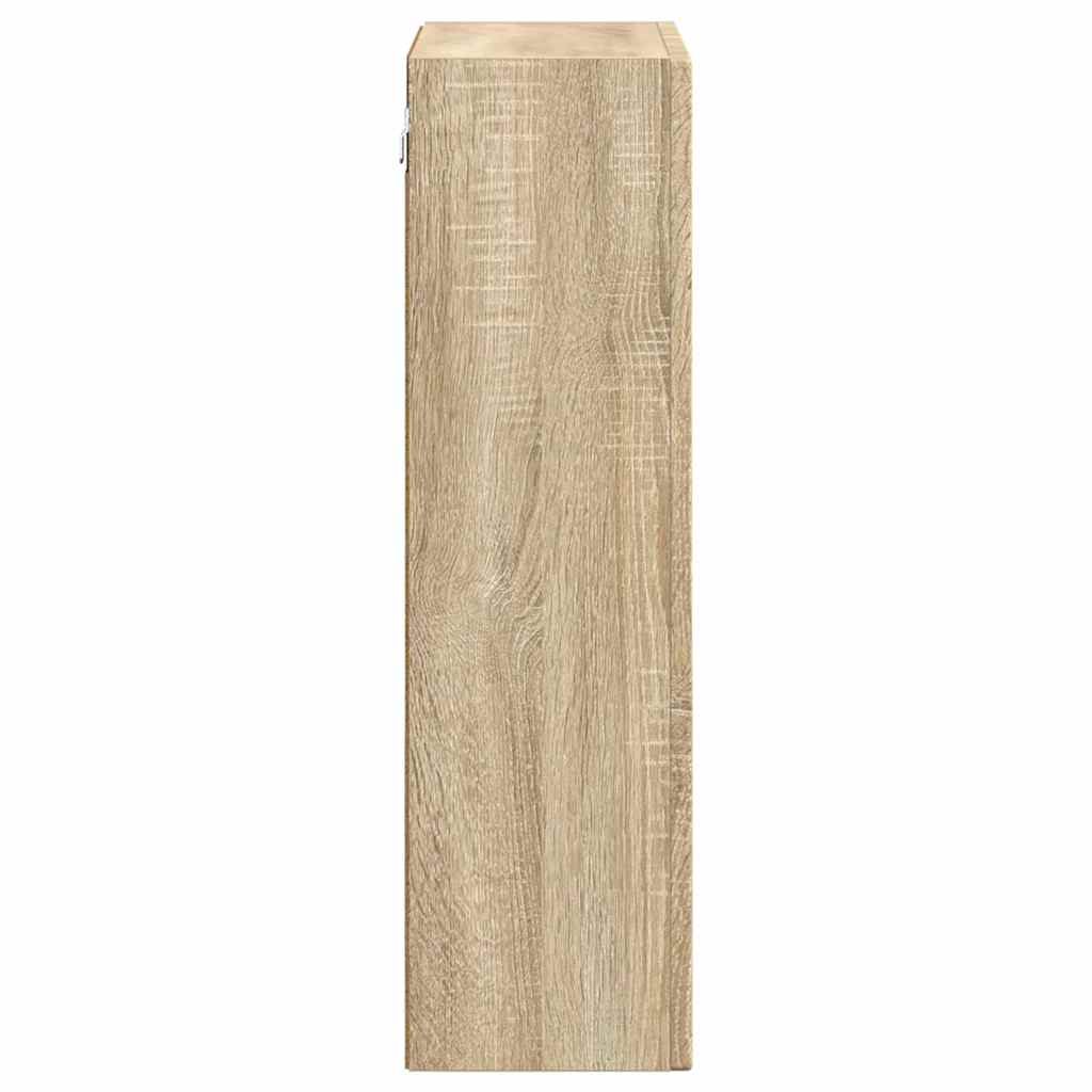 vidaXL Κρεμαστό ντουλάπι με ράφι Δρύς Sonoma 59 x 20 x 71.5 εκ