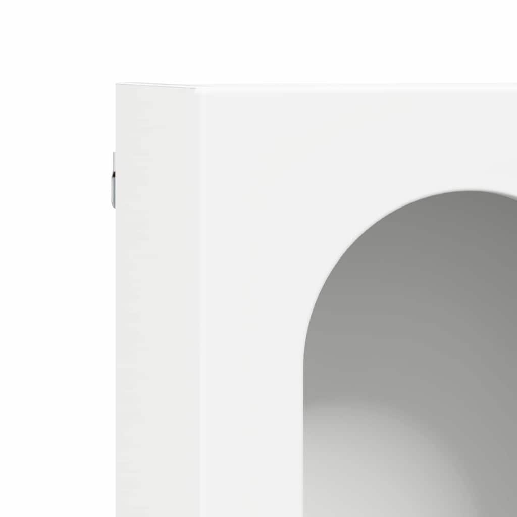 vidaXL Κρεμαστό ντουλάπι Λευκό 59 x 20 x 100 εκ Επεξεργασμένο ξύλο