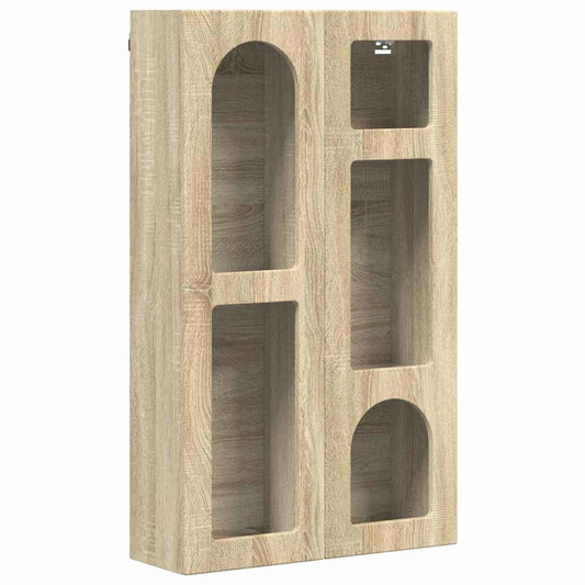 vidaXL Κρεμαστό ντουλάπι με ράφι Δρύς Sonoma 59 x 20 x 100 εκ