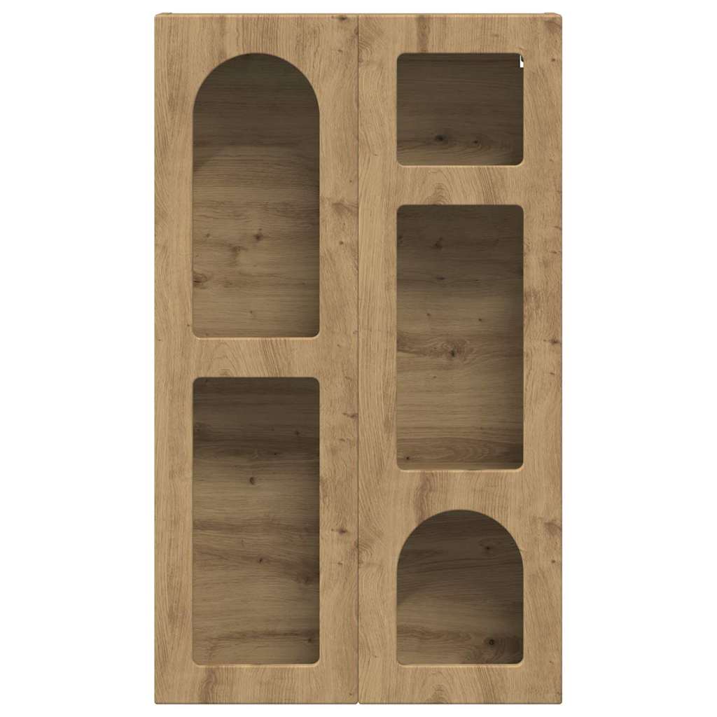 vidaXL Κρεμαστό ντουλάπι με ράφι Artisan Oak 59 x 20 x 100 εκ