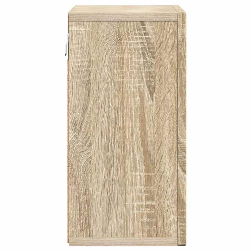 vidaXL Κρεμαστό ντουλάπι με ράφι Επιτοίχιο Δρύς Sonoma 60 x 20 x 40 εκ