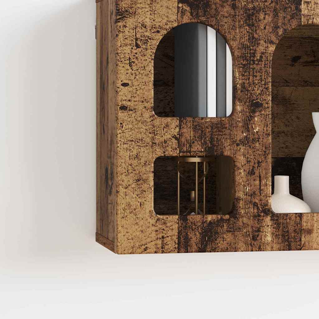 vidaXL Κρεμαστό ντουλάπι Παλιό ξύλο 60 x 20 x 40 εκ Επεξεργασμένο ξύλο