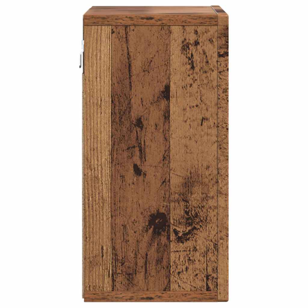vidaXL Κρεμαστό ντουλάπι Παλιό ξύλο 60 x 20 x 40 εκ Επεξεργασμένο ξύλο