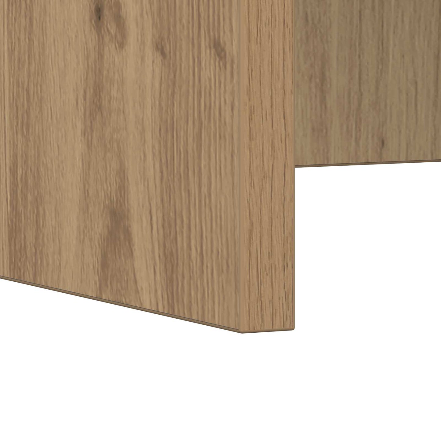 vidaXL Επιτοίχιο γραφείο Artisan Oak Επεξεργασμένο Ξύλο