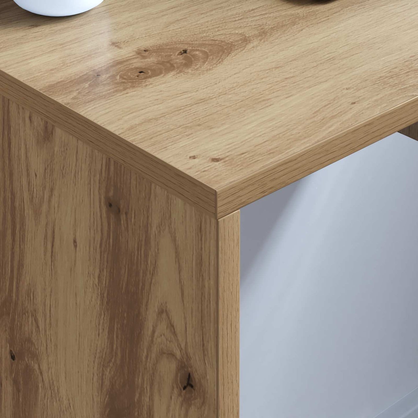 vidaXL Επιτοίχιο γραφείο Artisan Oak Επεξεργασμένο Ξύλο