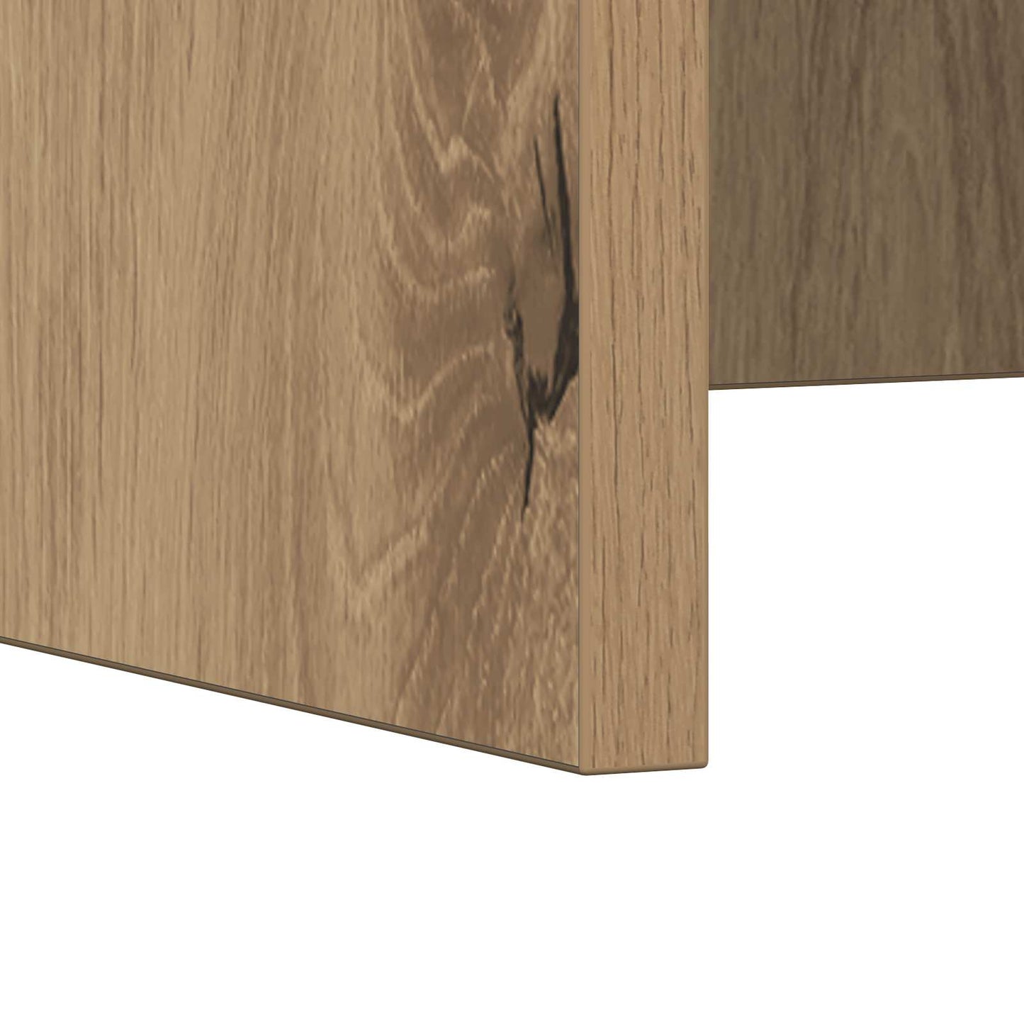 vidaXL Επιτοίχιο γραφείο Artisan Oak Επεξεργασμένο Ξύλο