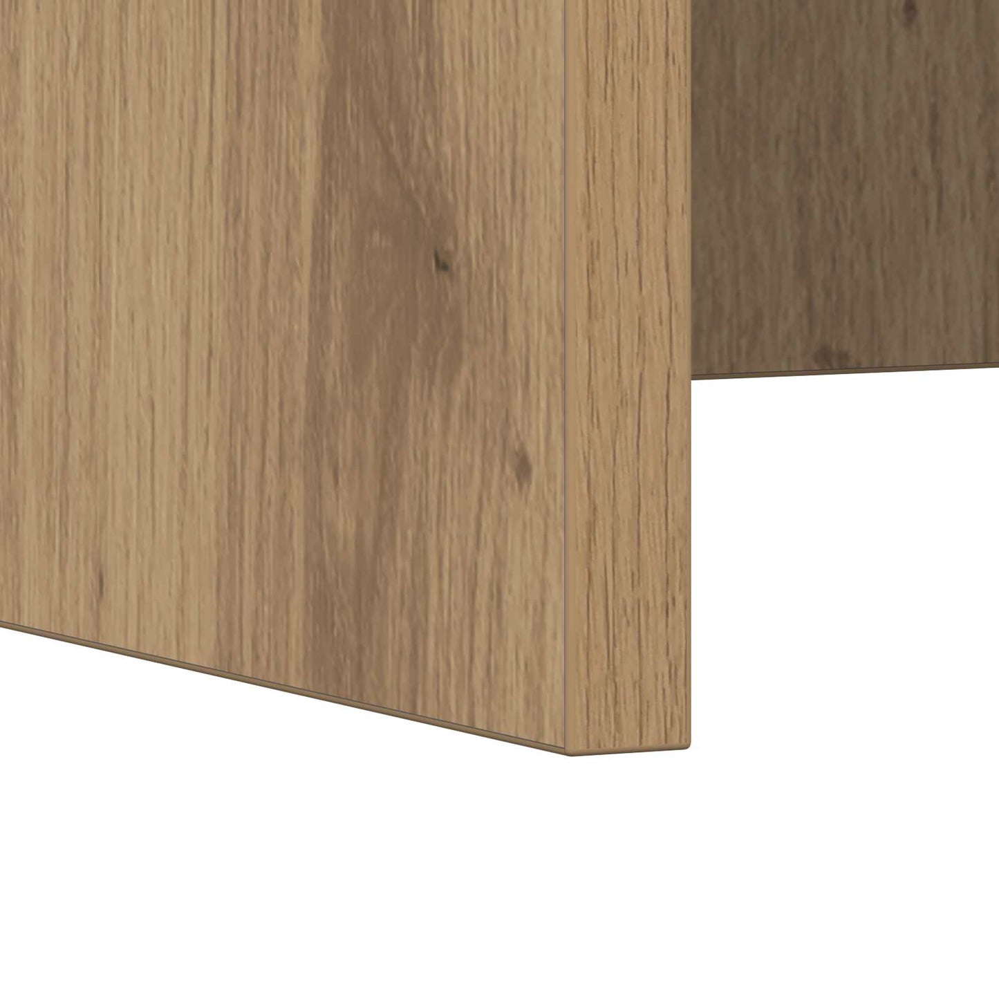 vidaXL Επιτοίχιο γραφείο Artisan Oak Επεξεργασμένο Ξύλο
