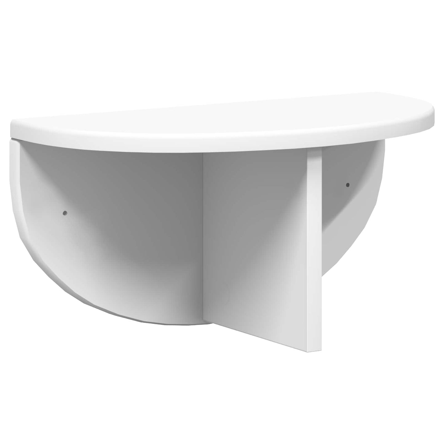 vidaXL Ράφι Τοίχου 2 pcs Λευκό 38 x 19 x 19 εκ Επεξεργασμένο ξύλο