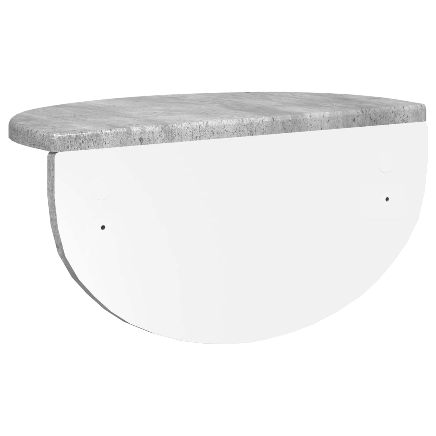 vidaXL Ράφι Τοίχου Επιτοίχιο 2 pcs Σκυρόδεμα Γκρι 38 x 19 x 19 εκ