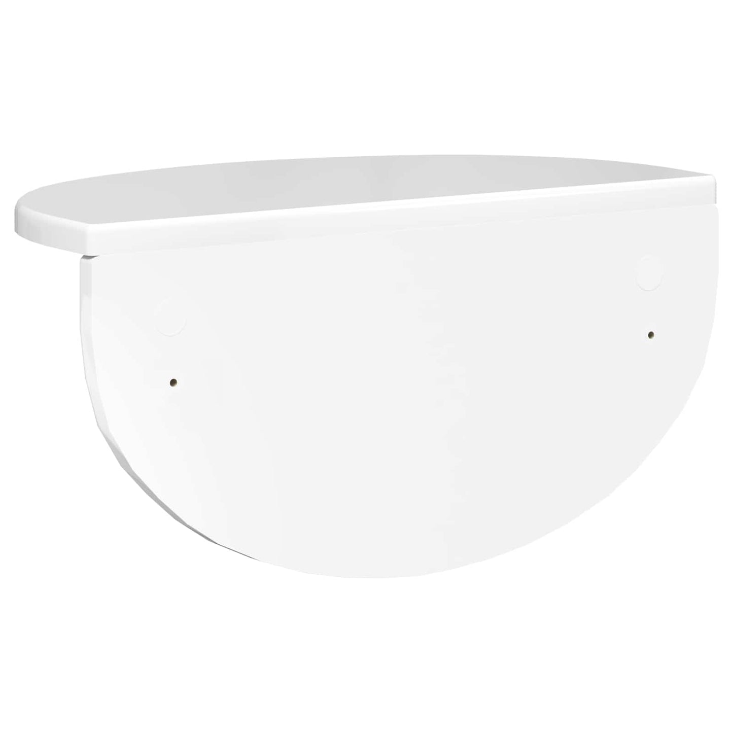 vidaXL Ράφι Τοίχου 2 pcs Υψηλής γυαλάδας λευκό 38 x 19 x 19 εκ