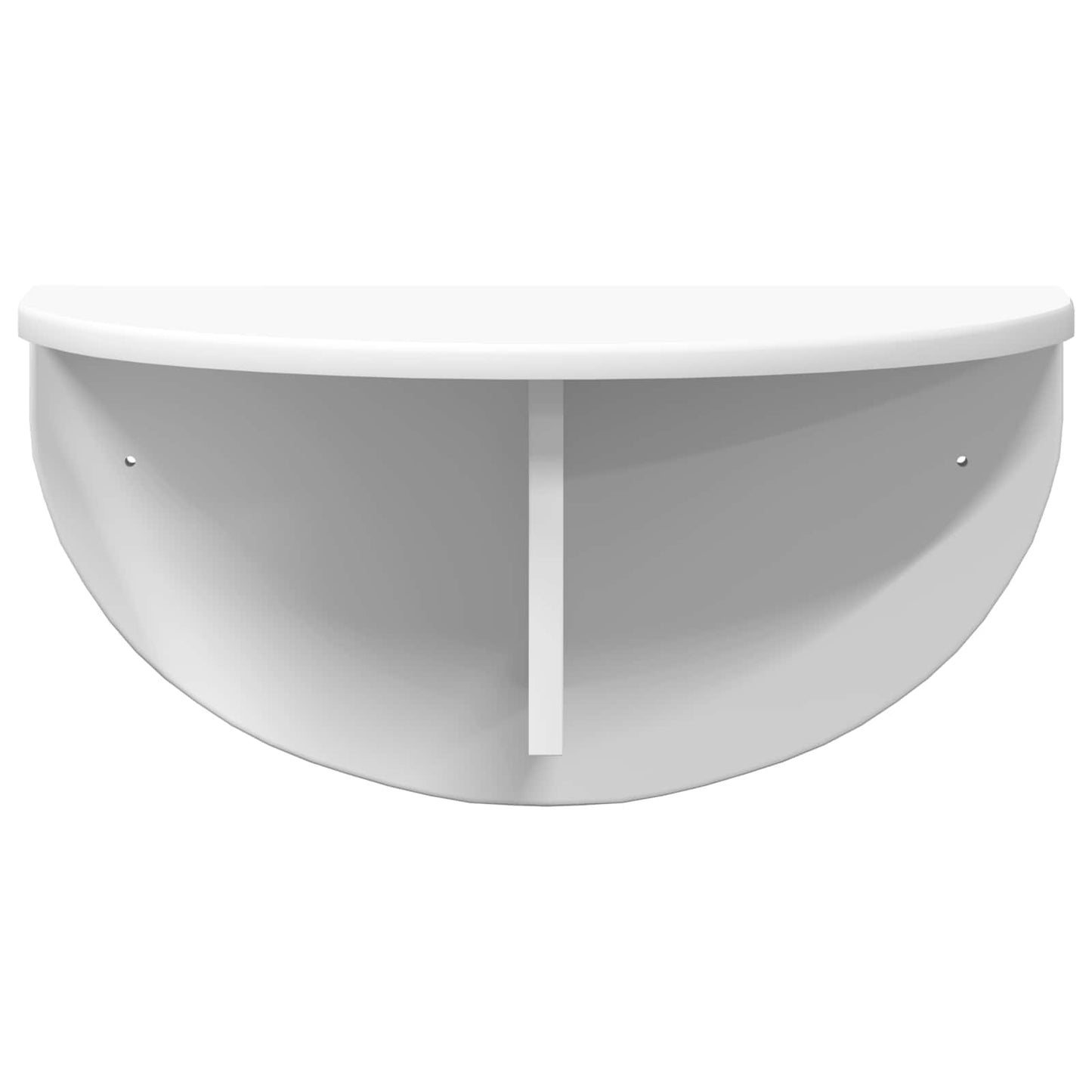 vidaXL Ράφι Τοίχου Επιτοίχιο Λευκό 38 x 19 x 19 εκ Επεξεργασμένο ξύλο