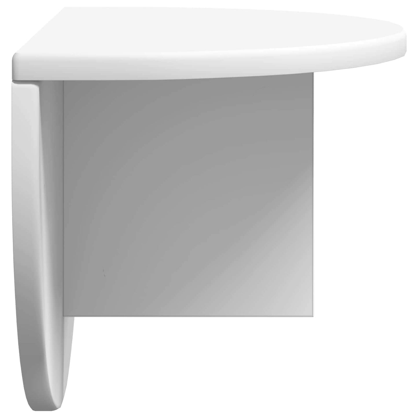 vidaXL Ράφι Τοίχου 2 pcs Λευκό 38 x 19 x 19 εκ Επεξεργασμένο ξύλο