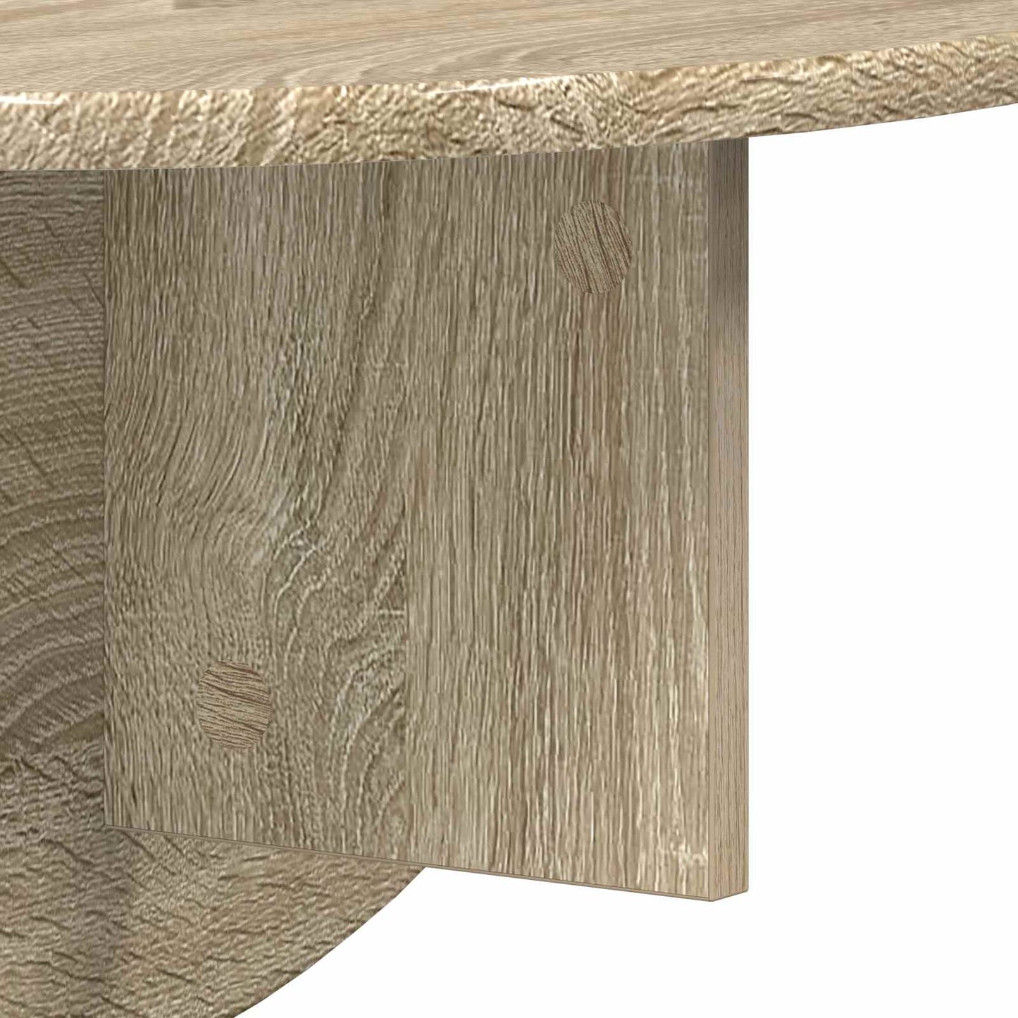 vidaXL Ράφι Τοίχου Επιτοίχιο Δρύς Sonoma 48 x 24 x 24 εκ