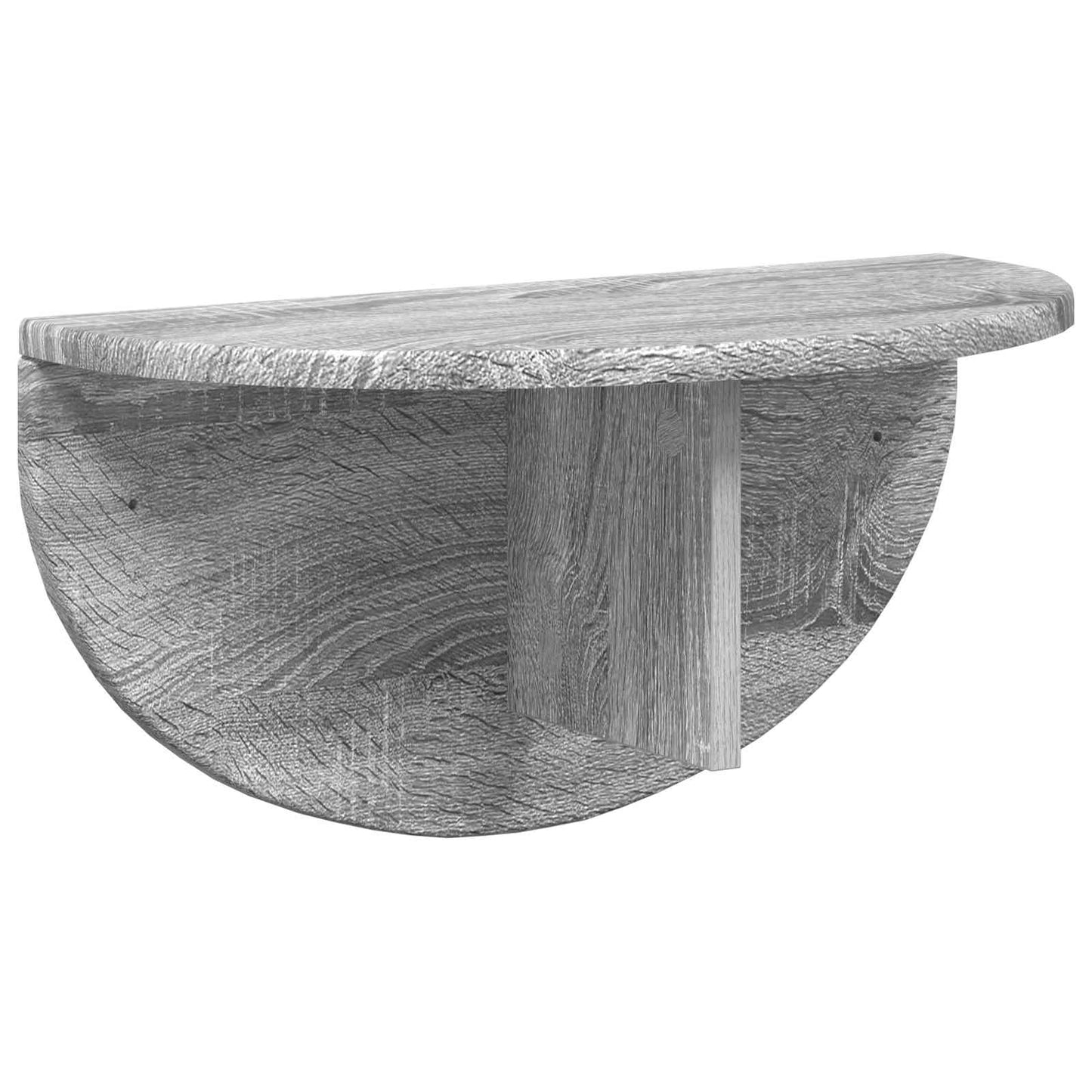 vidaXL Ράφι Τοίχου Επιτοίχιο 2 pcs Γκρίζο Σονομα 38 x 19 x 19 εκ