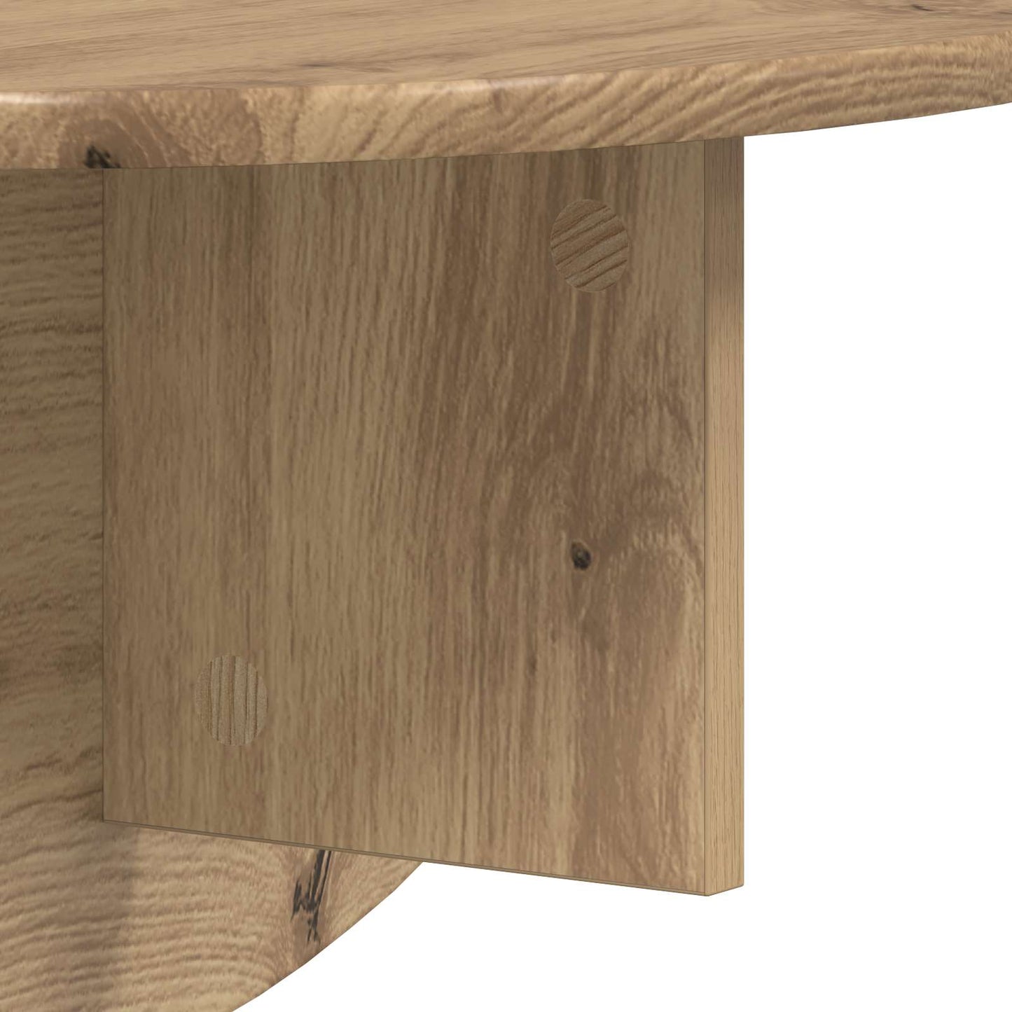 vidaXL Ράφι Τοίχου Επιτοίχιο 2 pcs Artisan Oak 38 x 19 x 19 εκ