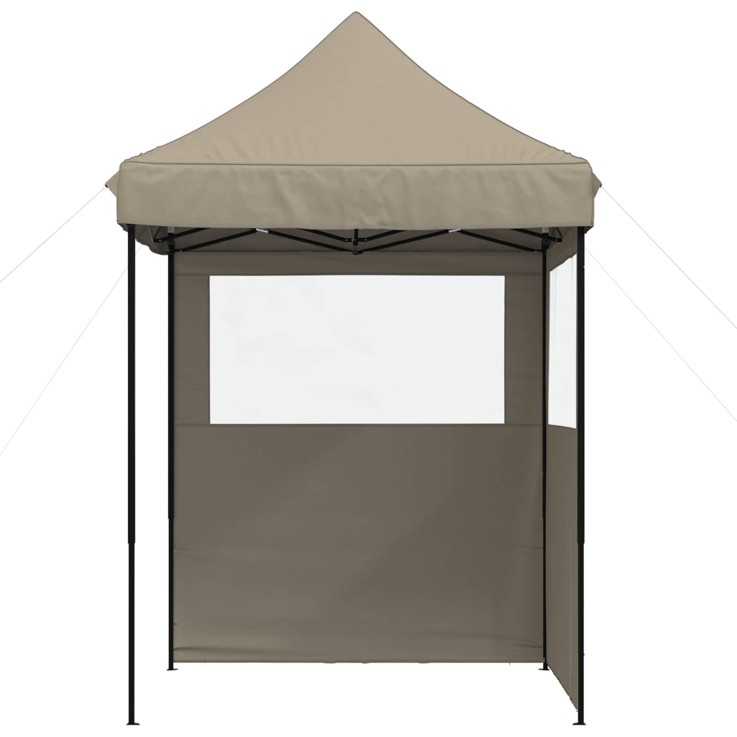 vidaXL Σκηνή Πάρτυ Taupe 200 x 200 x 306 εκ. Ύφασμα Όξφορντ